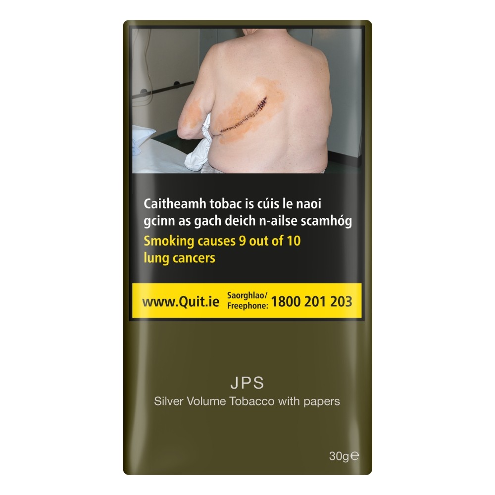 JPS Silver Volume Tobacco 30g Pouch