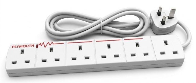 plymouth-6-gang-2mtr-extension-lead-surge-protected