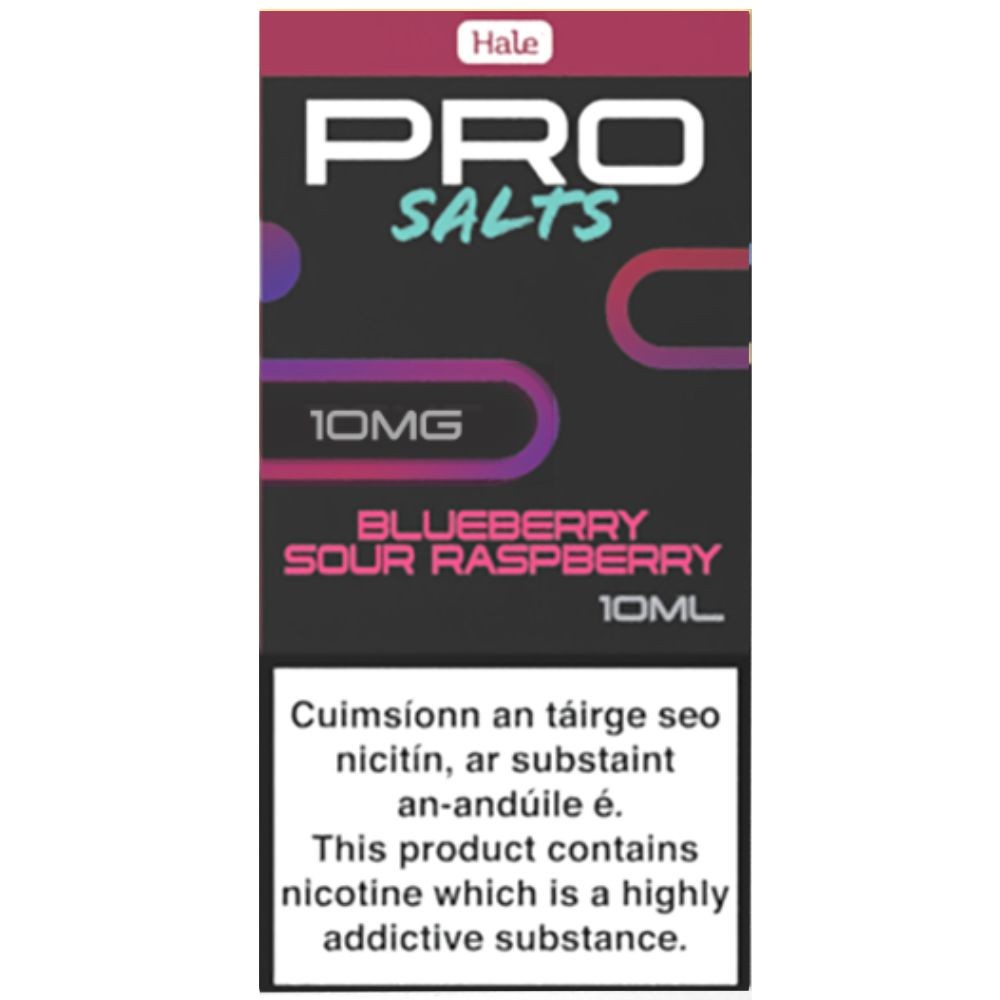 Hale Pro Salt Blueberry Sour Raspberry 10mg