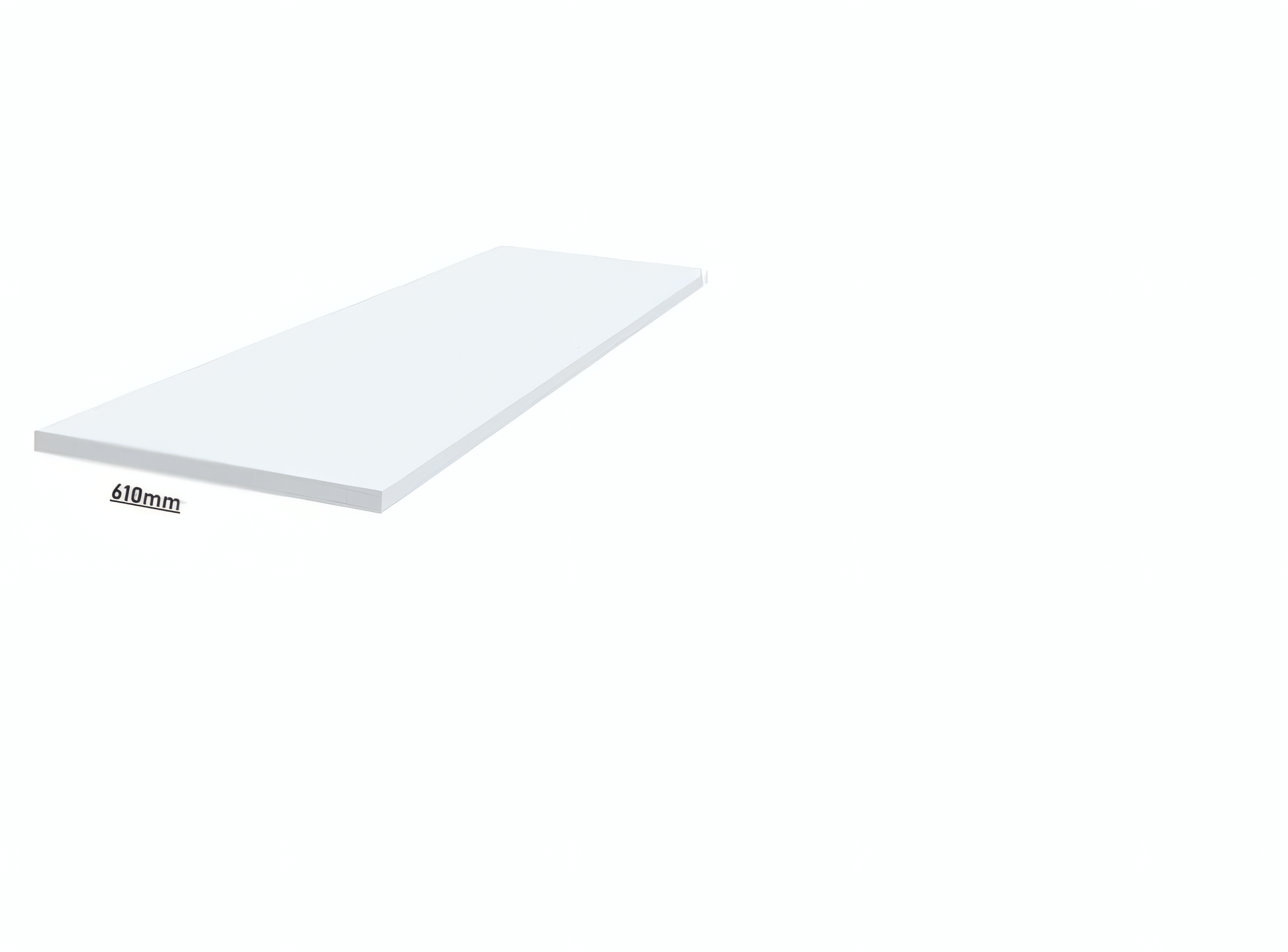 8Ft 24Inch 15mm (600mm) White Melamine Chipbaord Pannel