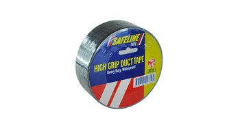 Abc Duct Tape Grey/Black Large Roll 50mm X 50Mt