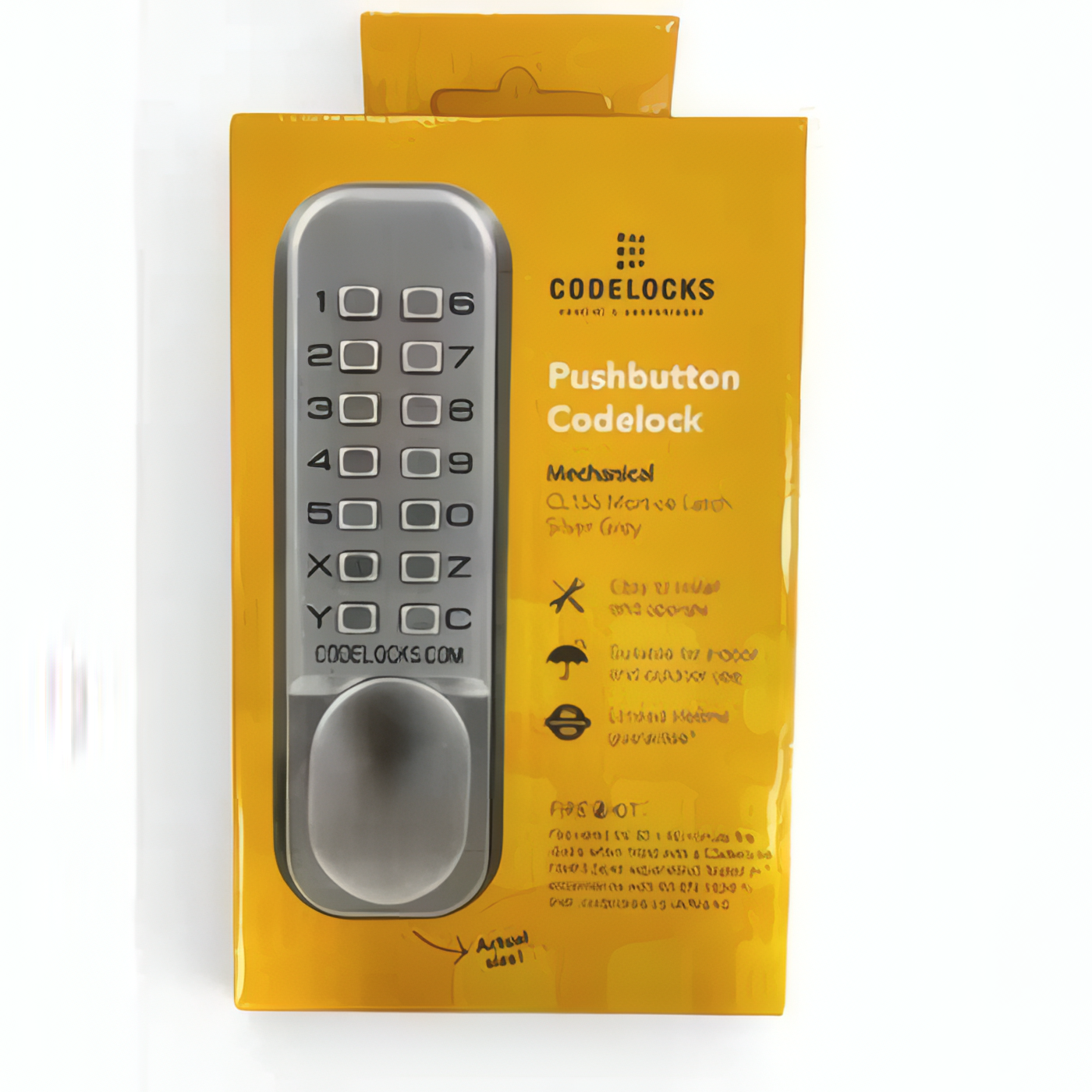 Codelock 100 Silver Digital Lock 155