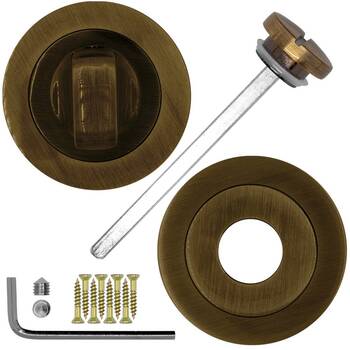 radius-antique-brass-privacy-escutcheon