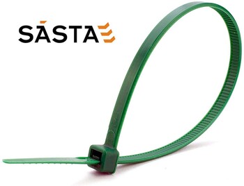 sasta-4-8-x-200mm-8in-green-cable-ties-pack-of-100