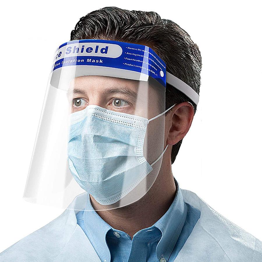 faceshield light covid splash guard