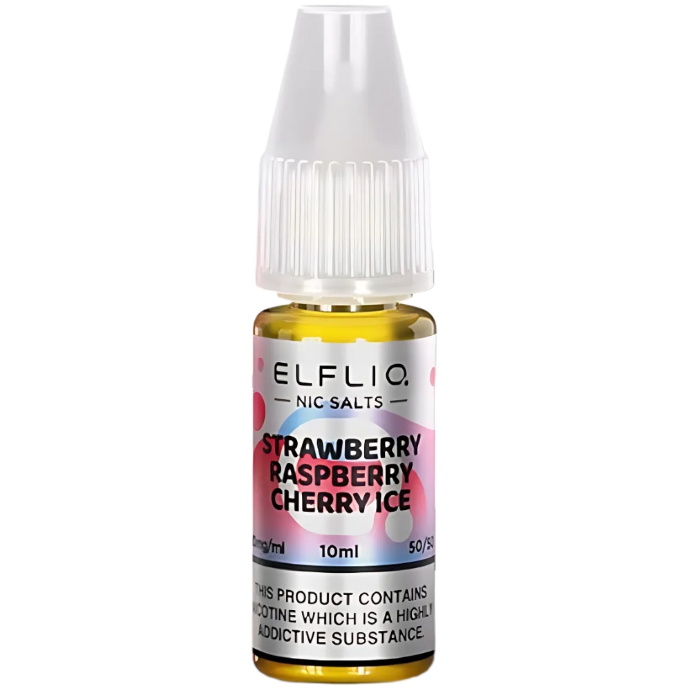 Elfliq Strawberry Raspberry Cherry Ice 20mg Nic Salt