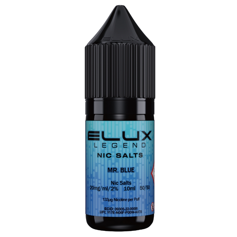 Elux Legend Mr Blue 20mg Nic Salts