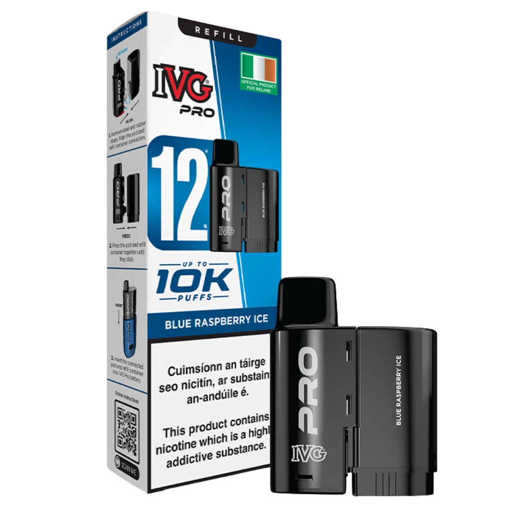 IVG Pro Blue Raspberry Ice Refill