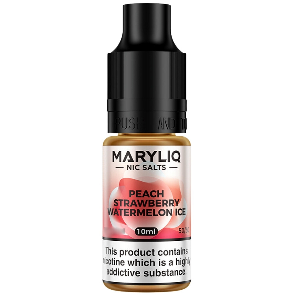 Maryliq Peach Strawberry Watermelon Ice 10mg Nic Salt