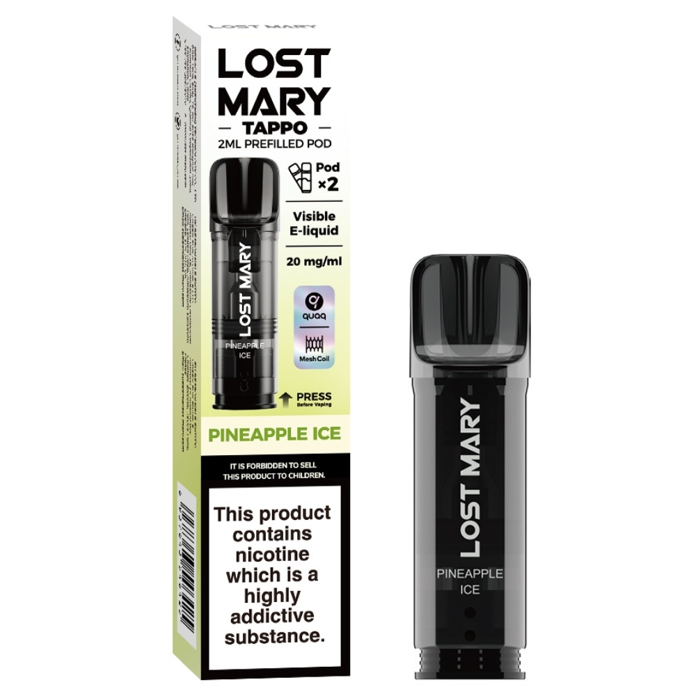 Lost Mary Tappo 2ml Prefilled Pod Pineapple Ice