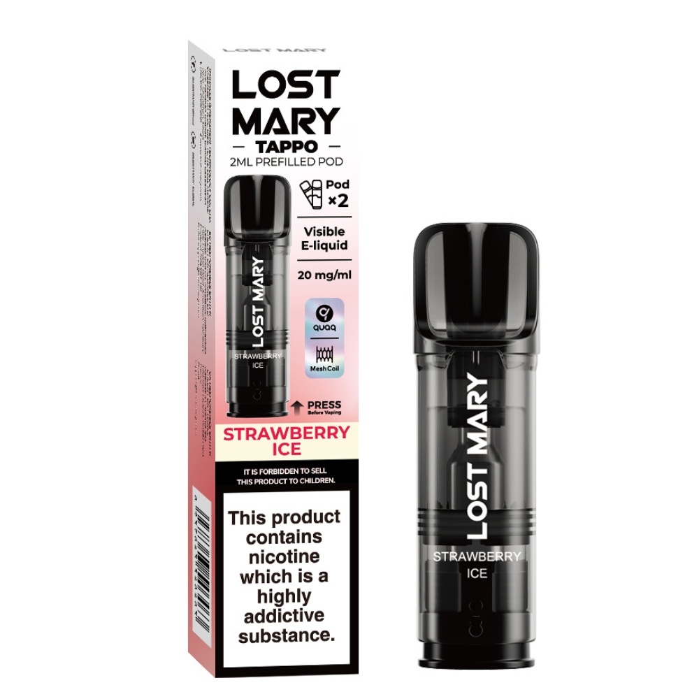 Lost Mary Tappo 2ml Prefilled Pod Strawberry Ice